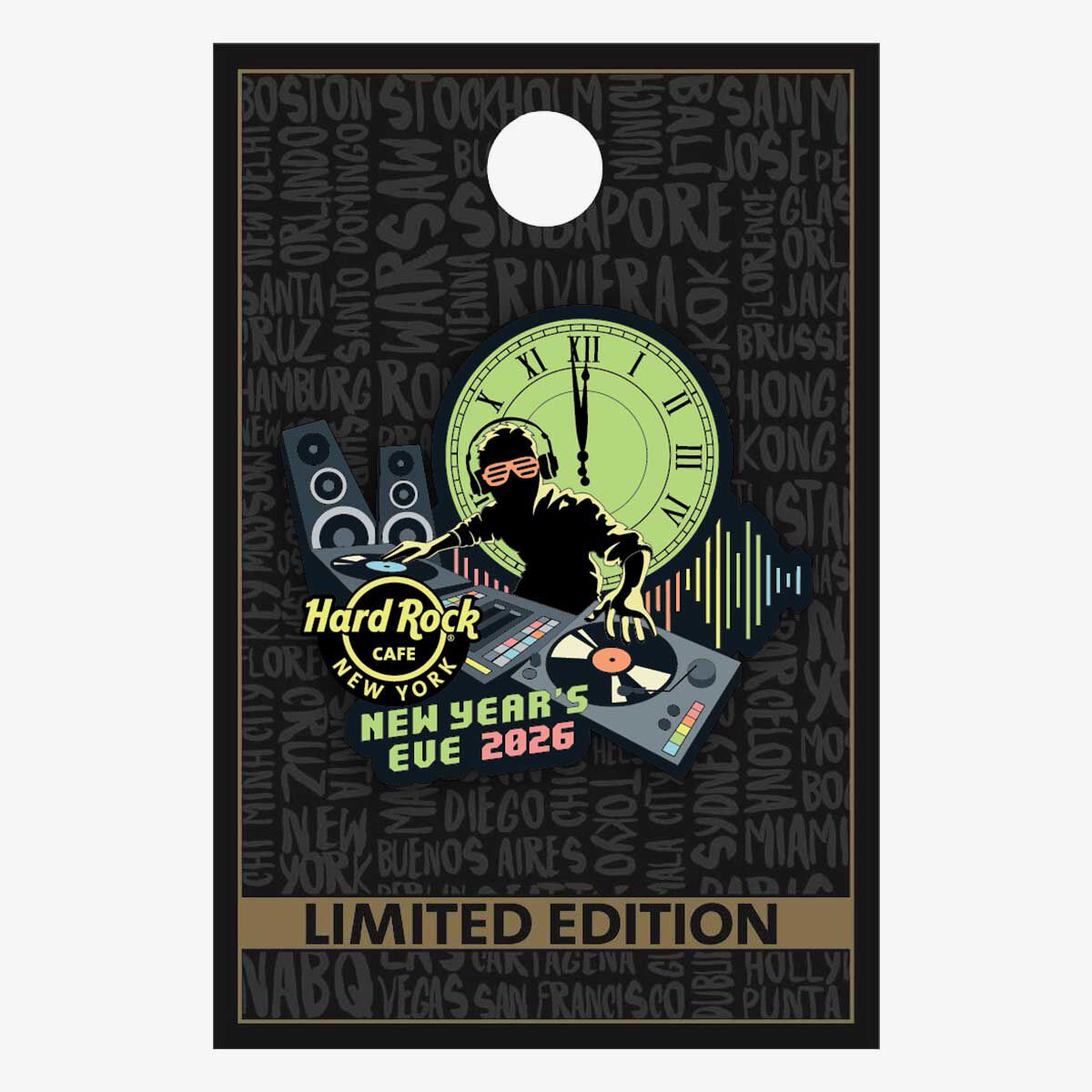 Hard Rock Collectible New Years Eve 2026 Limited Edition Pin